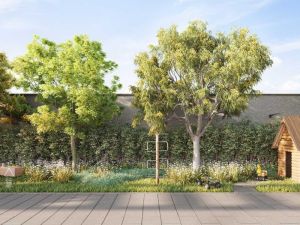 Perspectiva ilustrativa do playground