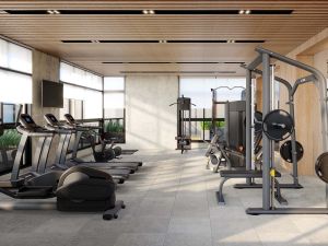 Perspectiva ilustrativa do fitness